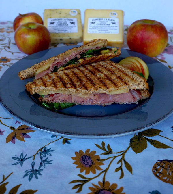 Apple Cheddar Panini Conebella Farm