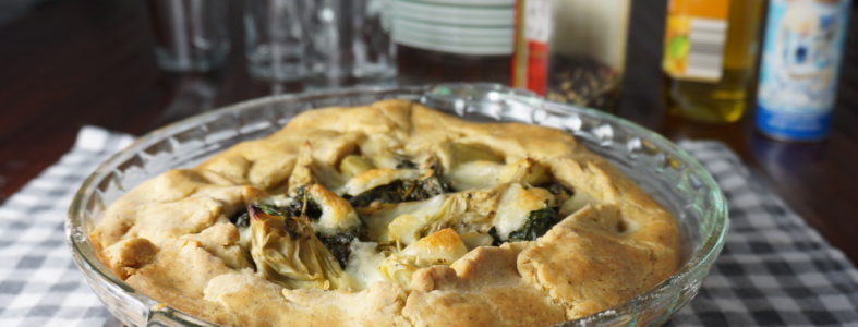 Spinach, Artichoke and Mozzarella Pie Spinach Mozzarella Galette