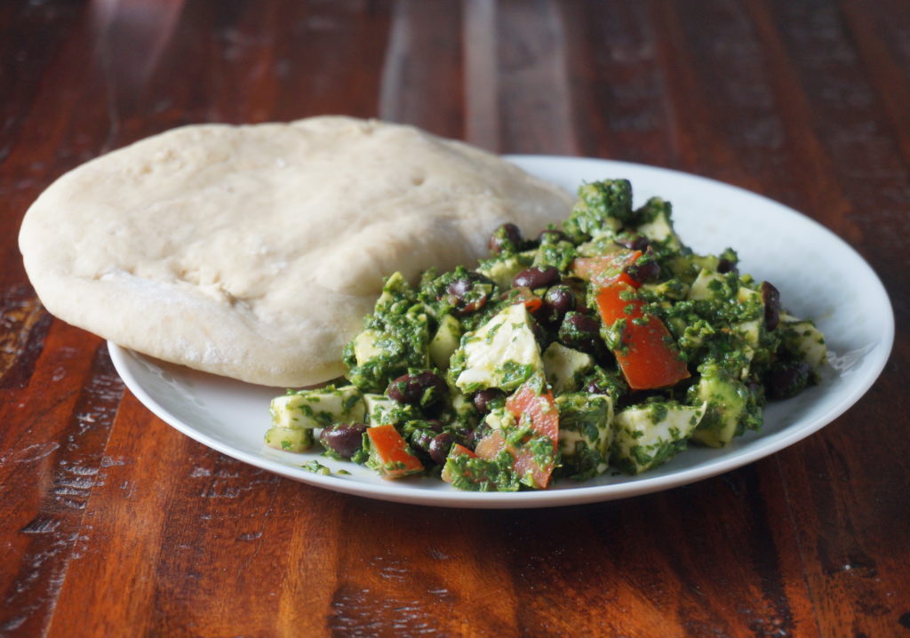 Mozzarella Chimichurri Salad