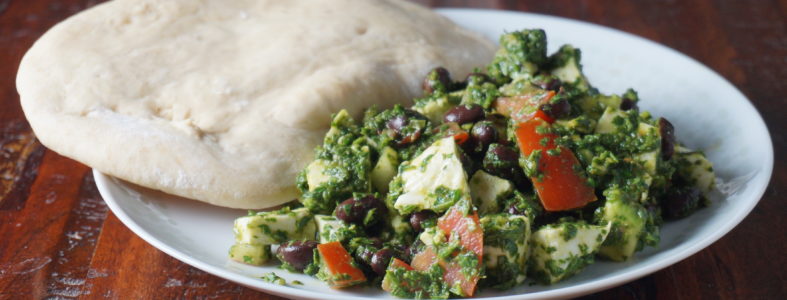 Mozzarella Salad With Chunky Garlic-Herb Dressing Mozzarella_Chimichurri_Salad