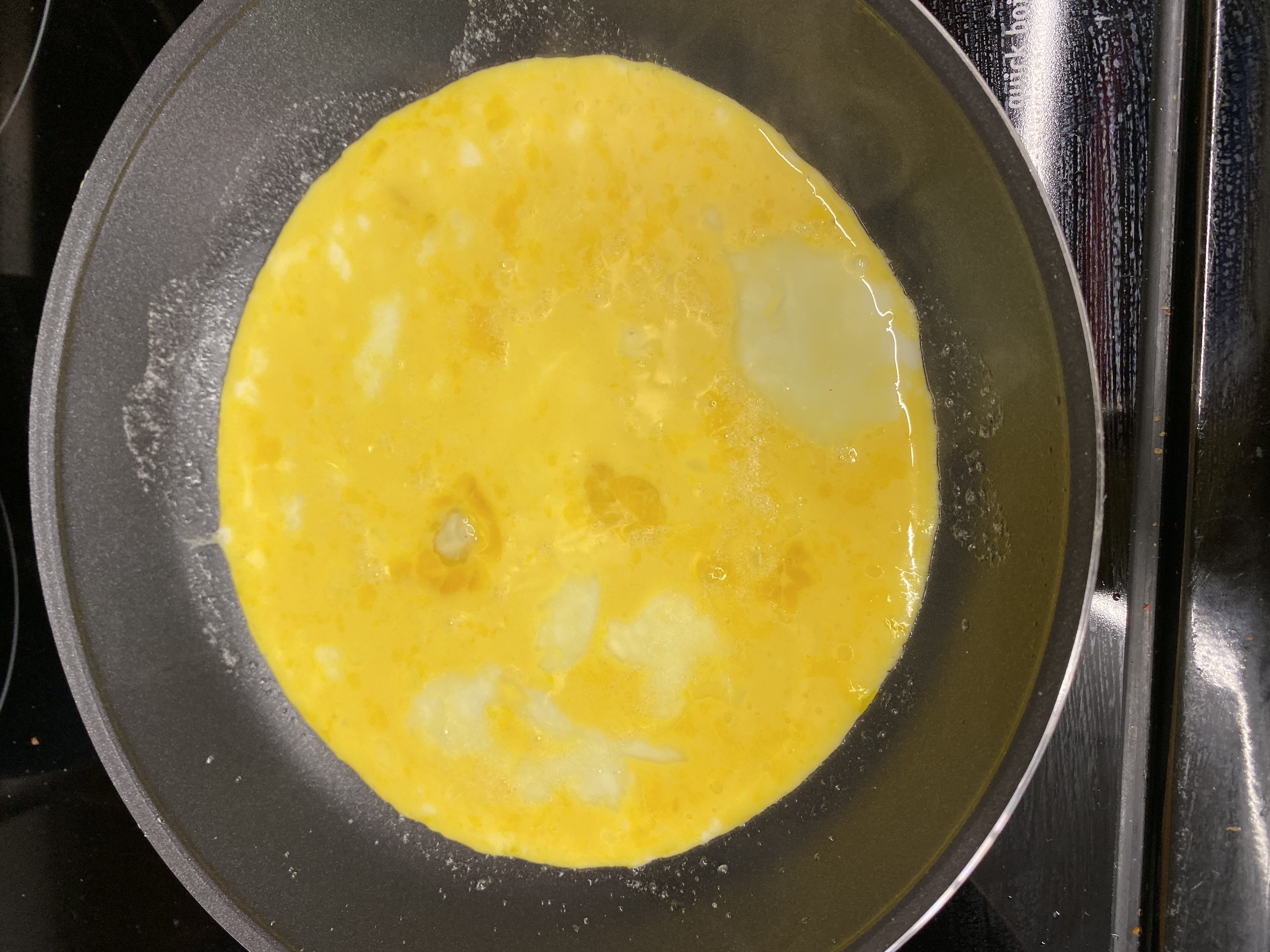 Steps for making omelettes